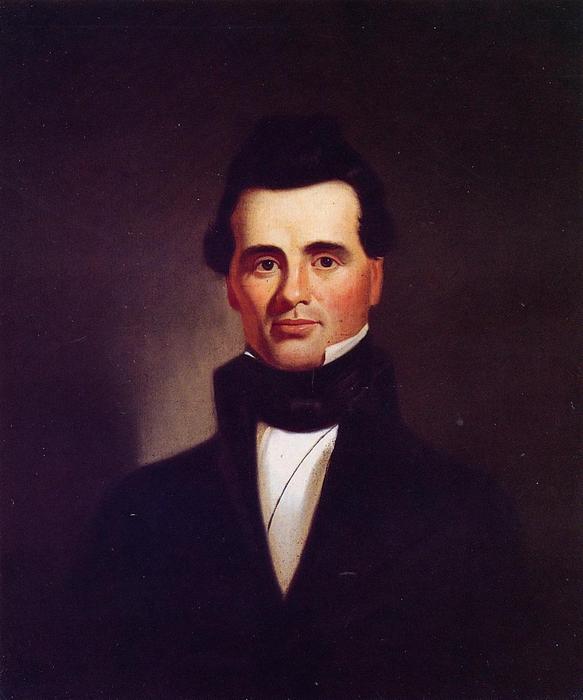 Wikioo.org - The Encyclopedia of Fine Arts - Painting, Artwork by George Caleb Bingham - Portrait of Reverend John Glanville