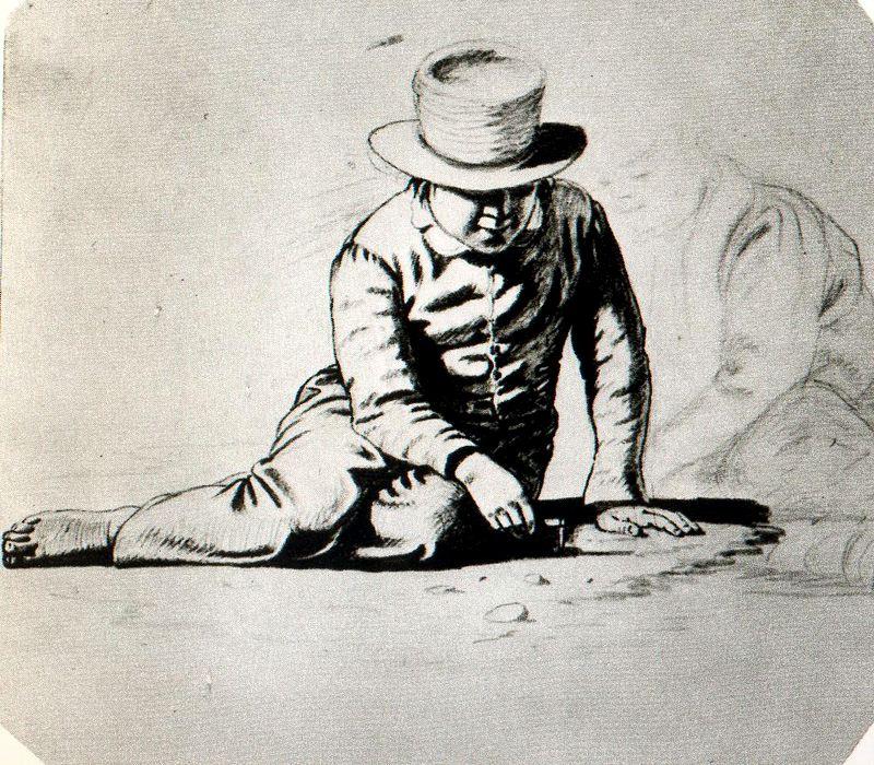 Wikioo.org - The Encyclopedia of Fine Arts - Painting, Artwork by George Caleb Bingham - Study of a Boy 2
