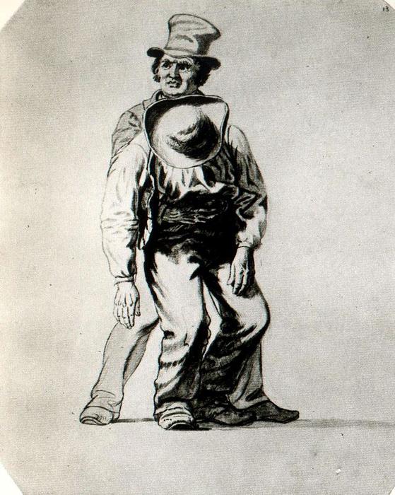 WikiOO.org - Encyclopedia of Fine Arts - Maleri, Artwork George Caleb Bingham - Study of Figure 1