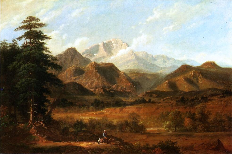 Wikioo.org - The Encyclopedia of Fine Arts - Painting, Artwork by George Caleb Bingham - View of Pike's Peak