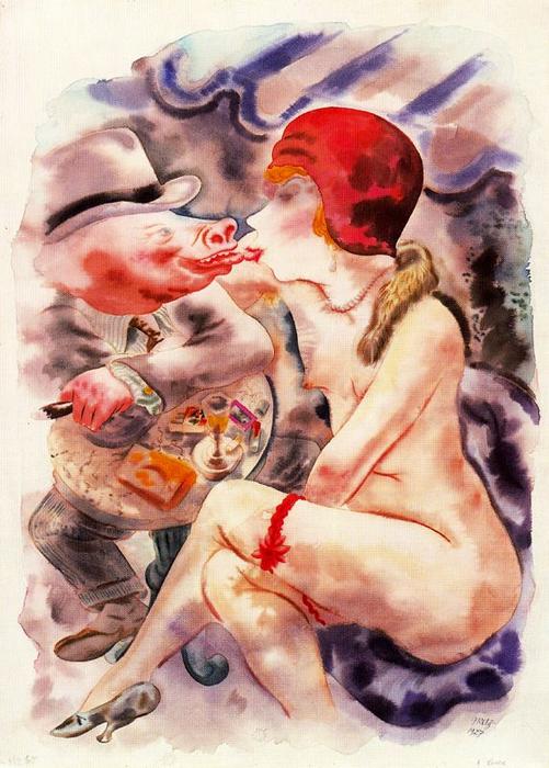 Wikioo.org - The Encyclopedia of Fine Arts - Painting, Artwork by George Grosz - Circe