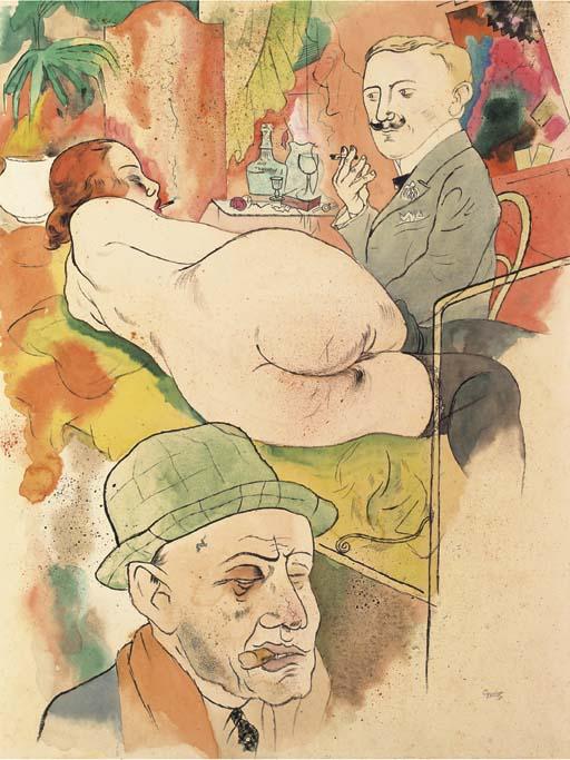 Wikioo.org - The Encyclopedia of Fine Arts - Painting, Artwork by George Grosz - Ecce Homo 1