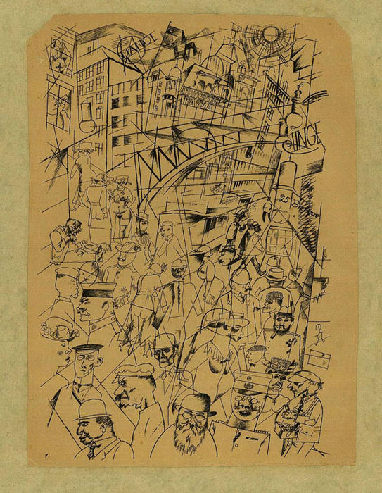 WikiOO.org - Енциклопедия за изящни изкуства - Живопис, Произведения на изкуството George Grosz - Ecce Homo 2