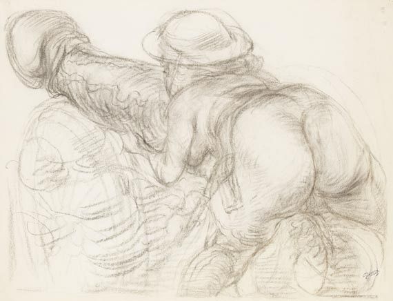Wikioo.org - สารานุกรมวิจิตรศิลป์ - จิตรกรรม George Grosz - Erotic scene 5