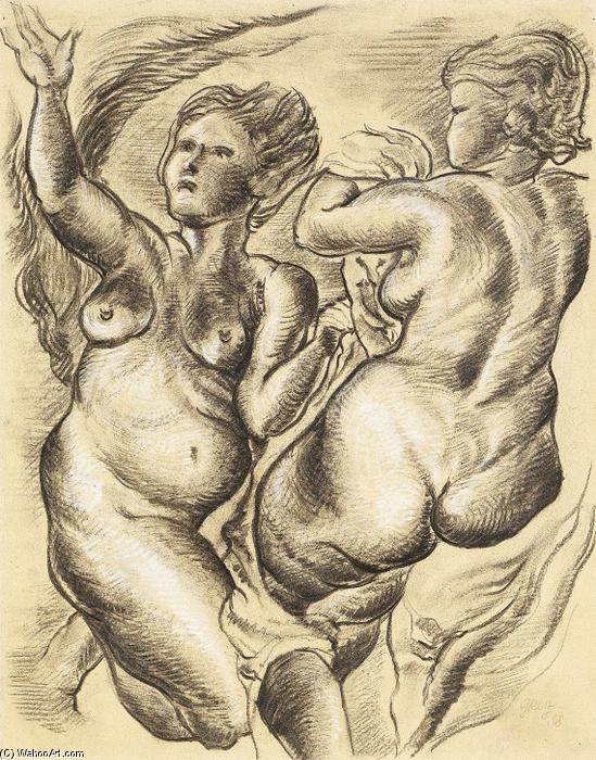 WikiOO.org - Enciclopedia of Fine Arts - Pictura, lucrări de artă George Grosz - Homage to Rubens
