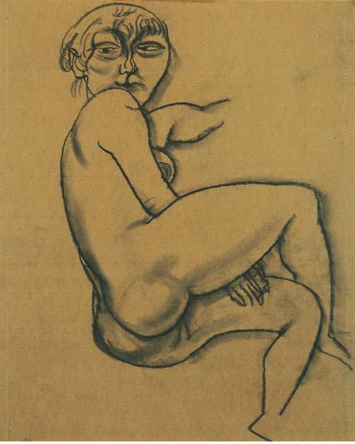 Wikioo.org - The Encyclopedia of Fine Arts - Painting, Artwork by George Grosz - Nude 2