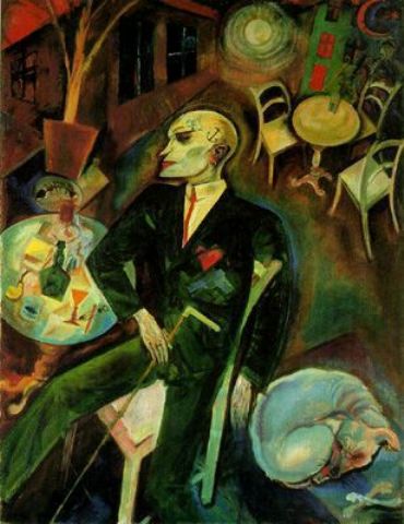Wikioo.org - สารานุกรมวิจิตรศิลป์ - จิตรกรรม George Grosz - The lovesick man
