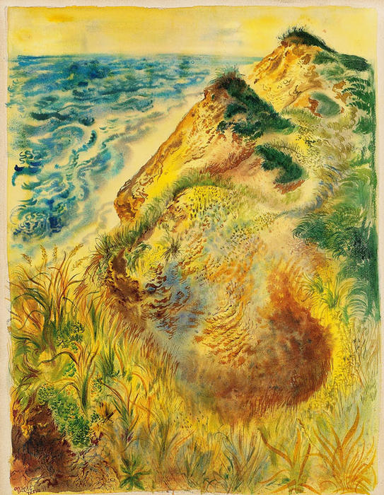 Wikioo.org - สารานุกรมวิจิตรศิลป์ - จิตรกรรม George Grosz - Truro (Cape Cod)