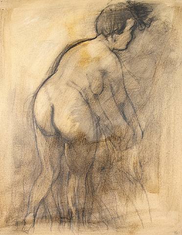 WikiOO.org - Encyclopedia of Fine Arts - Lukisan, Artwork George Grosz - Undressing