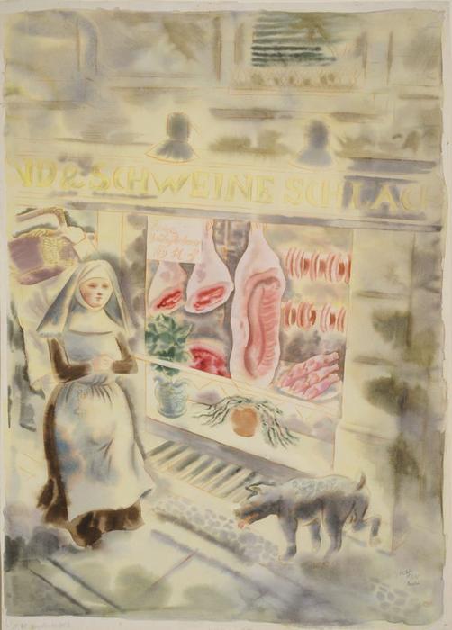 WikiOO.org - Encyclopedia of Fine Arts - Maľba, Artwork George Grosz - Way of All Flesh