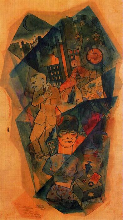 Wikioo.org - The Encyclopedia of Fine Arts - Painting, Artwork by George Grosz - Whisky