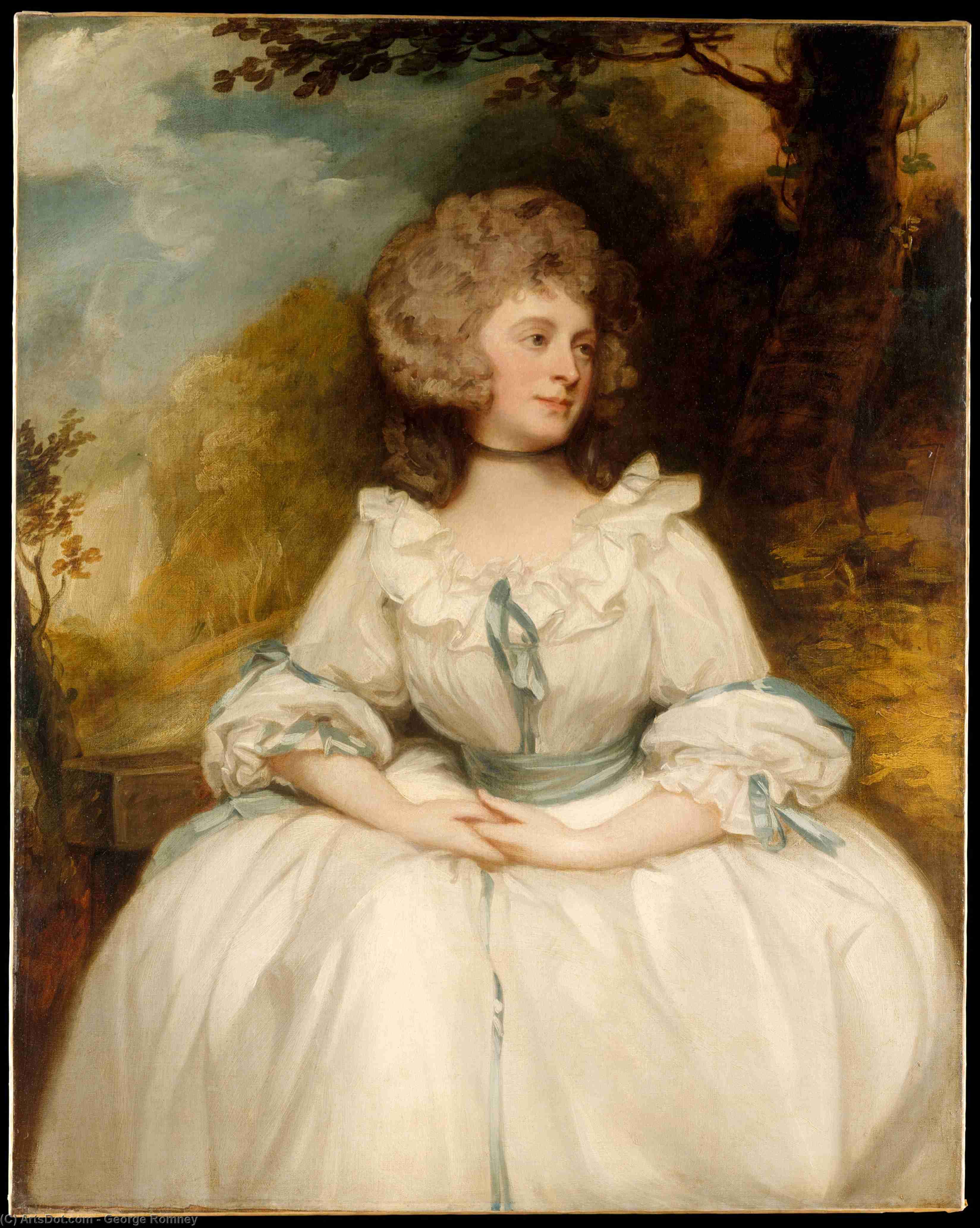Wikioo.org - The Encyclopedia of Fine Arts - Painting, Artwork by George Romney - Lady Lemon