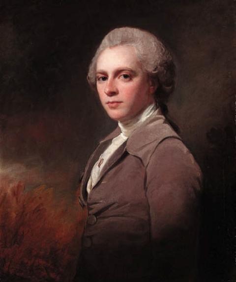 WikiOO.org - Encyclopedia of Fine Arts - Maľba, Artwork George Romney - Portrait of George Cowper