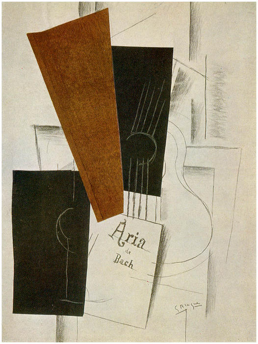 Wikioo.org - Bách khoa toàn thư về mỹ thuật - Vẽ tranh, Tác phẩm nghệ thuật Georges Braque - Aria de Bach