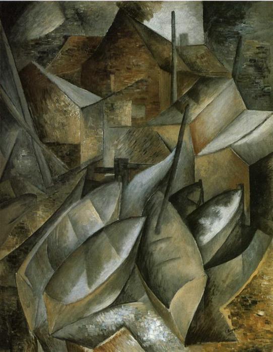 Wikioo.org - Bách khoa toàn thư về mỹ thuật - Vẽ tranh, Tác phẩm nghệ thuật Georges Braque - Harbor