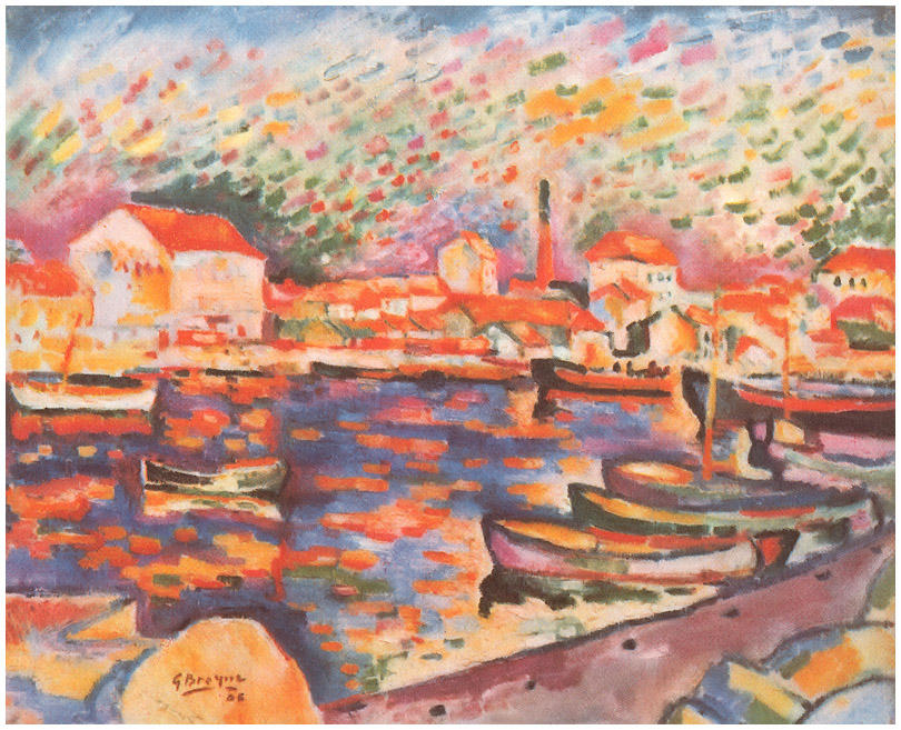 Wikioo.org - The Encyclopedia of Fine Arts - Painting, Artwork by Georges Braque - La Ciotat Harbor