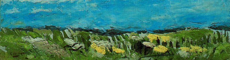 WikiOO.org - Güzel Sanatlar Ansiklopedisi - Resim, Resimler Georges Braque - Landscape 1