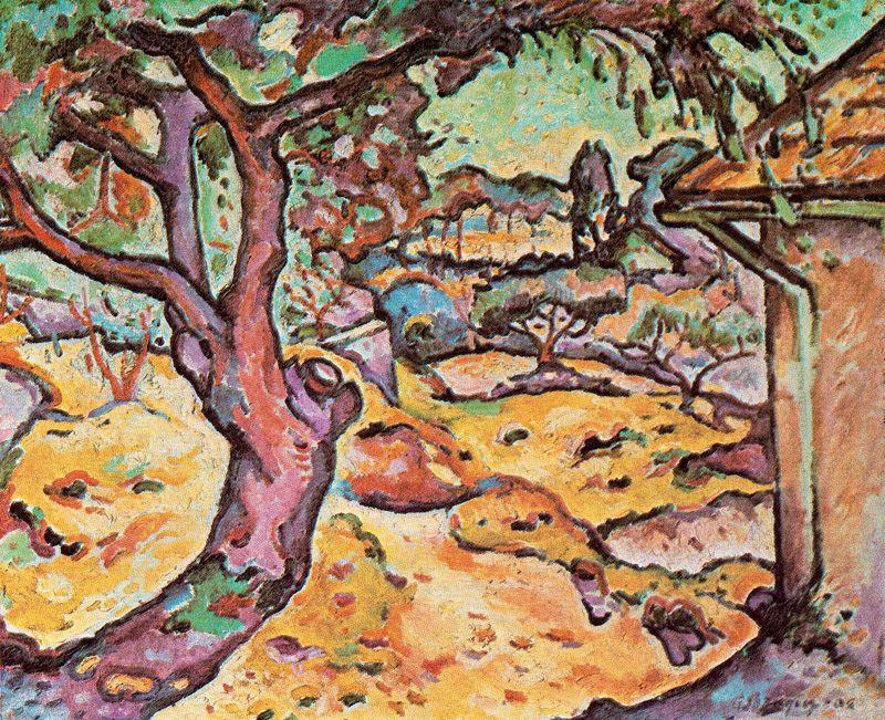 Wikioo.org - สารานุกรมวิจิตรศิลป์ - จิตรกรรม Georges Braque - Landscape of L'estaque 3