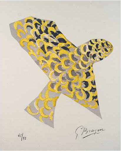 Wikioo.org - สารานุกรมวิจิตรศิลป์ - จิตรกรรม Georges Braque - Love letter 1