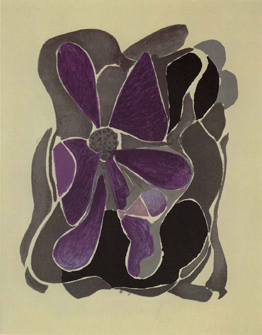 WikiOO.org - Encyclopedia of Fine Arts - Festés, Grafika Georges Braque - Love letter 4