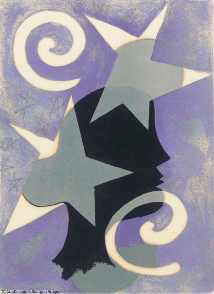 Wikioo.org - สารานุกรมวิจิตรศิลป์ - จิตรกรรม Georges Braque - Love letter 5