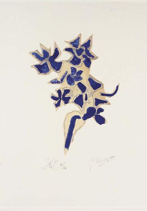 WikiOO.org - Encyclopedia of Fine Arts - Malba, Artwork Georges Braque - Love letter 6