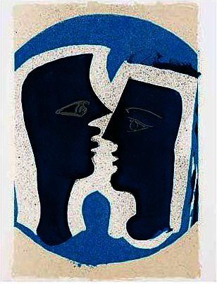 WikiOO.org - Encyclopedia of Fine Arts - Malba, Artwork Georges Braque - Love letter