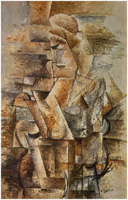 Wikioo.org - The Encyclopedia of Fine Arts - Painting, Artwork by Georges Braque - Portrait of a Woman