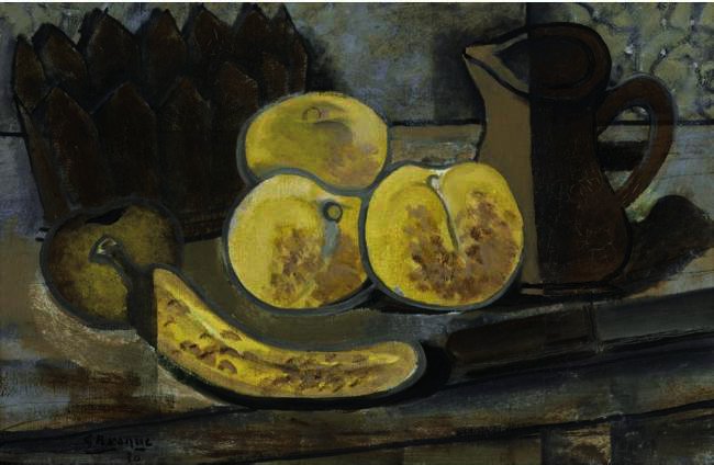 WikiOO.org - Encyclopedia of Fine Arts - Malba, Artwork Georges Braque - Still Life with Mussels