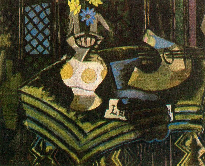 Wikioo.org - Encyklopedia Sztuk Pięknych - Malarstwo, Grafika Georges Braque - Still life with palette