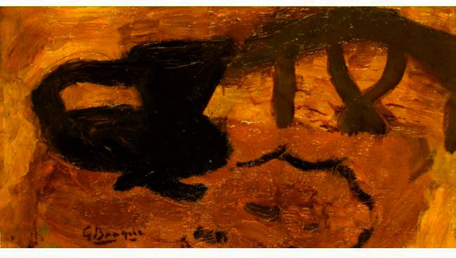 WikiOO.org - Encyclopedia of Fine Arts - Lukisan, Artwork Georges Braque - The Black Jug
