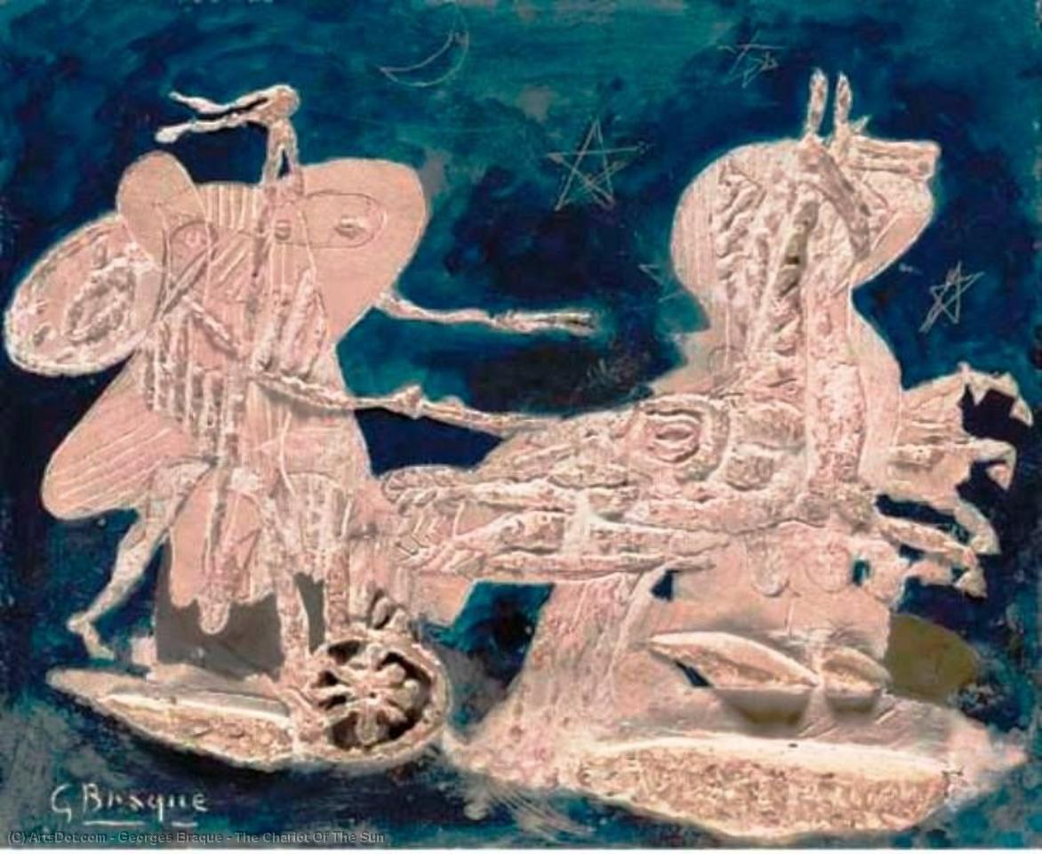 WikiOO.org - Enciklopedija dailės - Tapyba, meno kuriniai Georges Braque - The Chariot Of The Sun