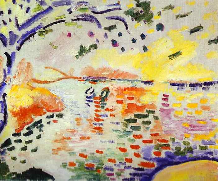 Wikioo.org - สารานุกรมวิจิตรศิลป์ - จิตรกรรม Georges Braque - The Little Bay At La Ciotata (La Petite Baie De La Ciotat)