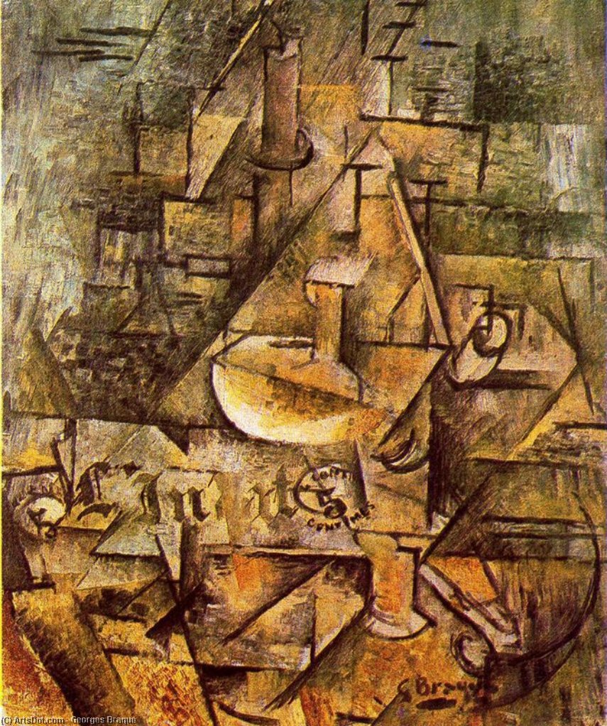 Wikioo.org - The Encyclopedia of Fine Arts - Painting, Artwork by Georges Braque - the palmatoria