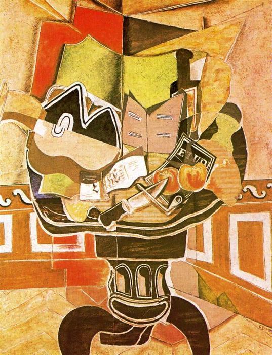 WikiOO.org - Енциклопедія образотворчого мистецтва - Живопис, Картини
 Georges Braque - The pedestal 1