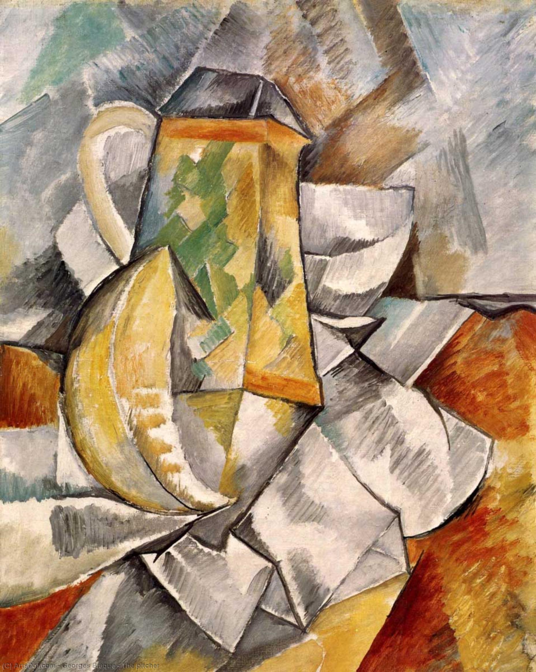 WikiOO.org - دایره المعارف هنرهای زیبا - نقاشی، آثار هنری Georges Braque - The pitcher