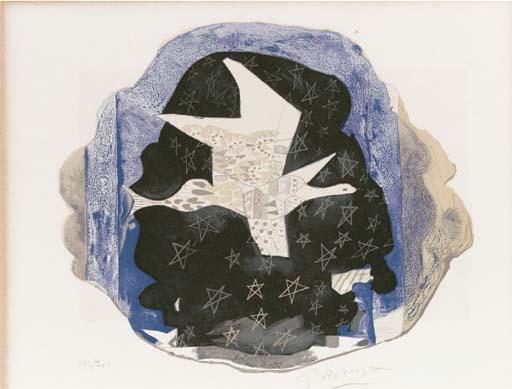 WikiOO.org - אנציקלופדיה לאמנויות יפות - ציור, יצירות אמנות Georges Braque - the stars