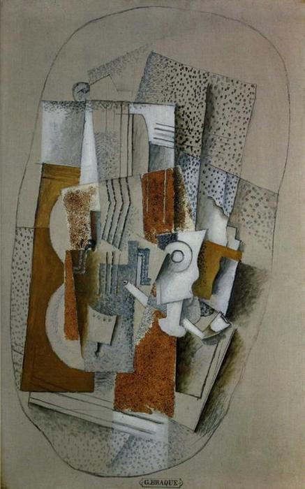 WikiOO.org - Енциклопедія образотворчого мистецтва - Живопис, Картини
 Georges Braque - The Violin