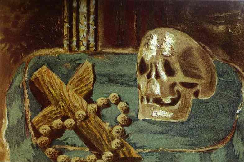 Wikioo.org - The Encyclopedia of Fine Arts - Painting, Artwork by Georges Braque - Vanitas