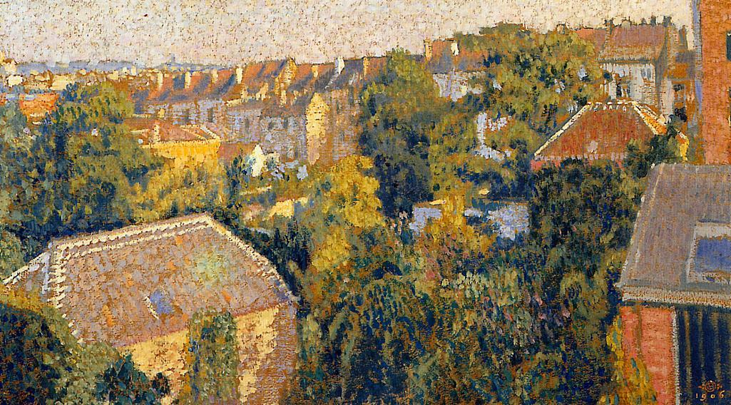Wikioo.org - The Encyclopedia of Fine Arts - Painting, Artwork by Georges Lemmen - Rooftops