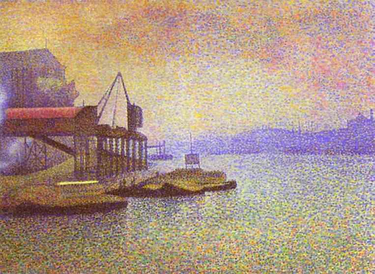 Wikioo.org - The Encyclopedia of Fine Arts - Painting, Artwork by Georges Lemmen - View of the Thames