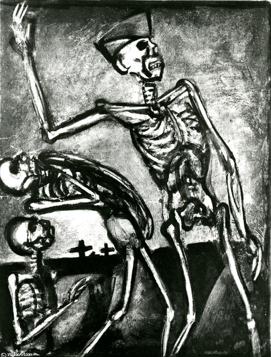 WikiOO.org – 美術百科全書 - 繪畫，作品 Georges Rouault - 带上你死了！