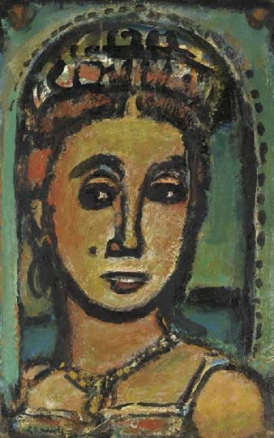 Wikioo.org - The Encyclopedia of Fine Arts - Painting, Artwork by Georges Rouault - Carmencita II