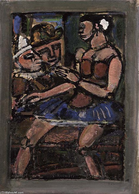 Wikioo.org - The Encyclopedia of Fine Arts - Painting, Artwork by Georges Rouault - Circus Figures