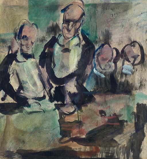 Wikioo.org - The Encyclopedia of Fine Arts - Painting, Artwork by Georges Rouault - Dinner