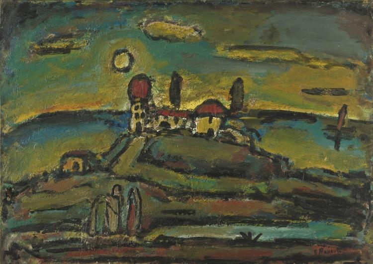 Wikioo.org - The Encyclopedia of Fine Arts - Painting, Artwork by Georges Rouault - End of Autumn