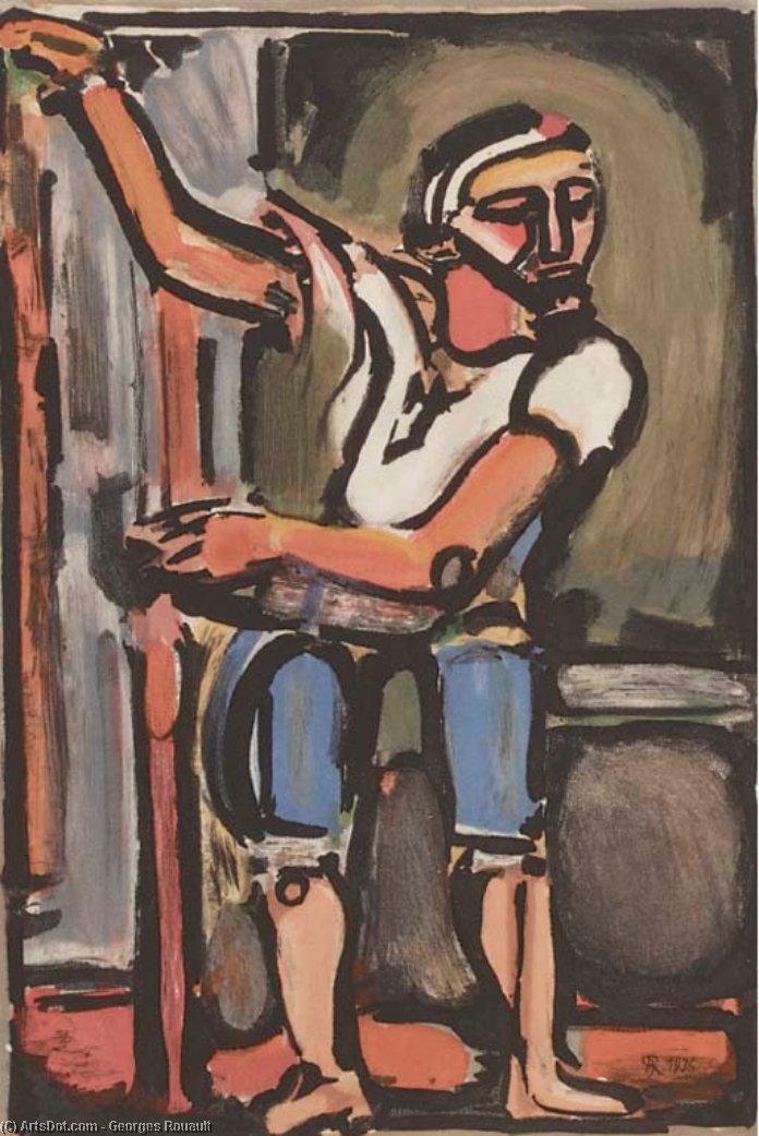 Wikioo.org - The Encyclopedia of Fine Arts - Painting, Artwork by Georges Rouault - Fisherman
