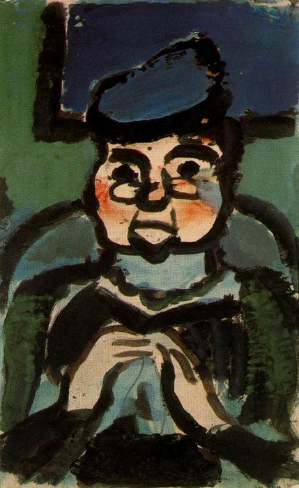 Wikioo.org - The Encyclopedia of Fine Arts - Painting, Artwork by Georges Rouault - Madame X