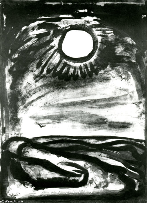 WikiOO.org - Encyclopedia of Fine Arts - Maleri, Artwork Georges Rouault - Sing morning, the day Reneit