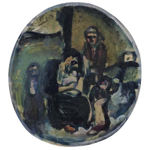 Wikioo.org - The Encyclopedia of Fine Arts - Painting, Artwork by Georges Rouault - Street of Solidarity III